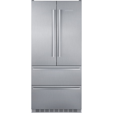 Combina frigorifica Liebherr Premium CBNes 6256, FrenchDoor, 471 L, Clasa A++, No Frost, BioFresh, Full Inox