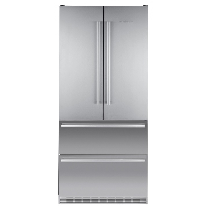 Хладилник с фризер Liebherr Premium CBNes 6256, FrenchDoor, 471 л, Клас F, No Frost, BioFresh, Full Inox