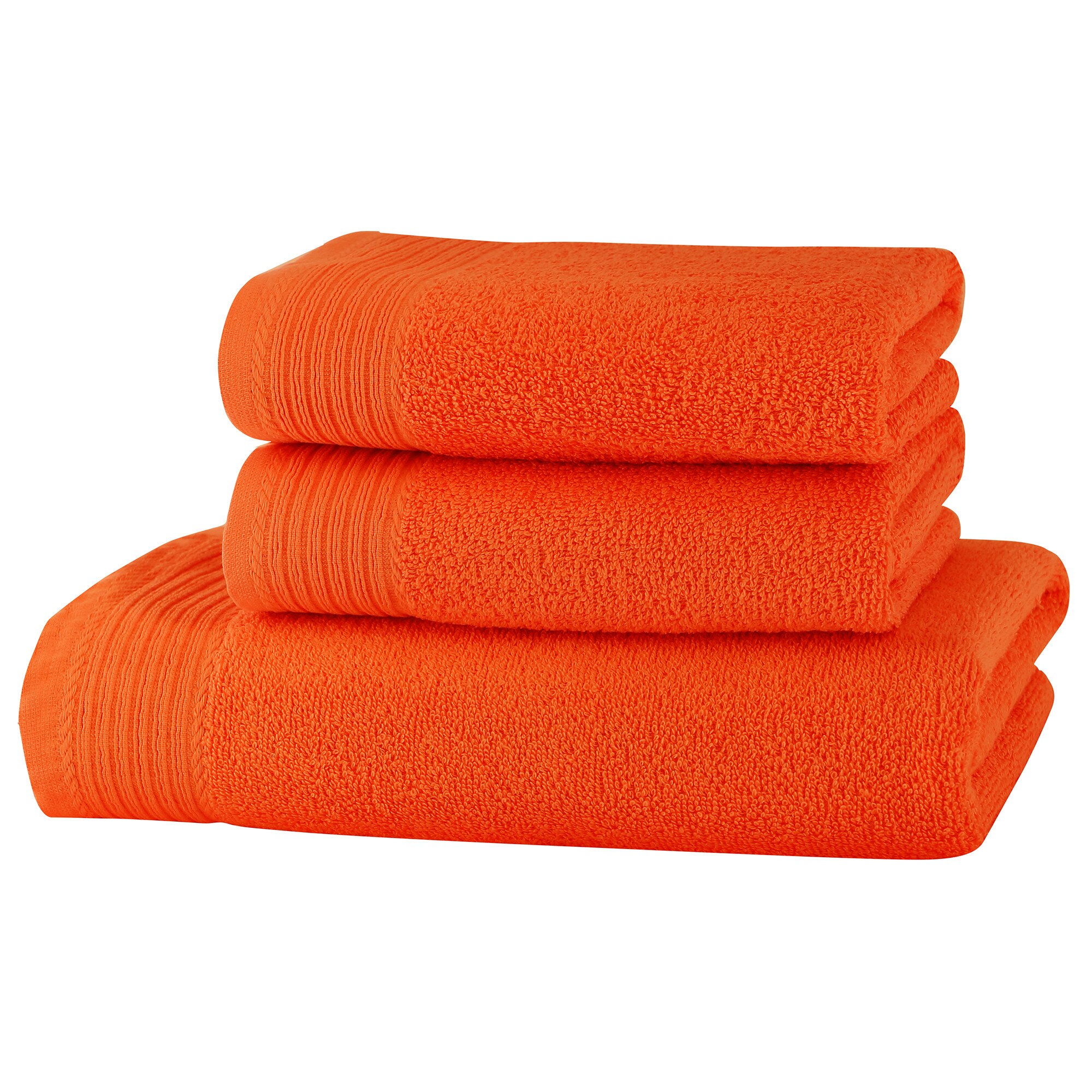 Set prosoape Classic Collection, Orange, 100% bumbac Terry Selection