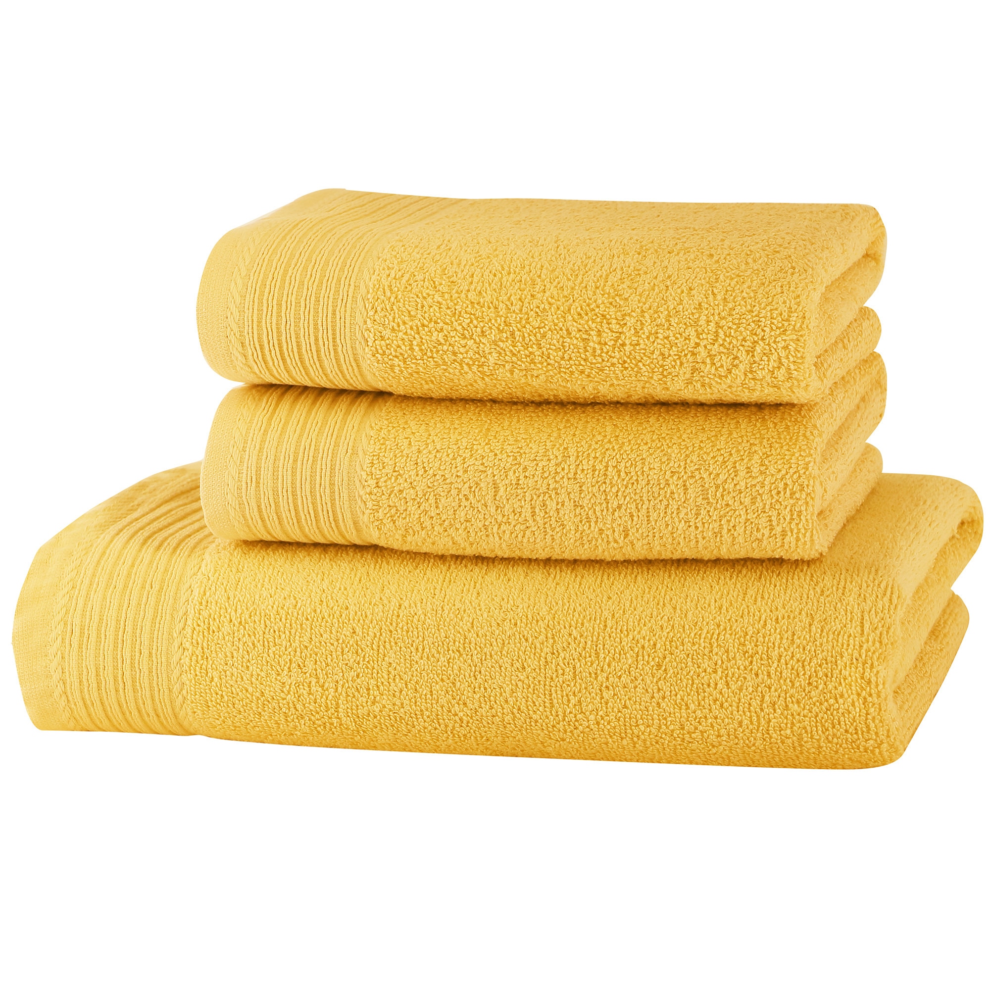 Set prosoape Classic Collection, Galben pai, 100% bumbac Terry Selection