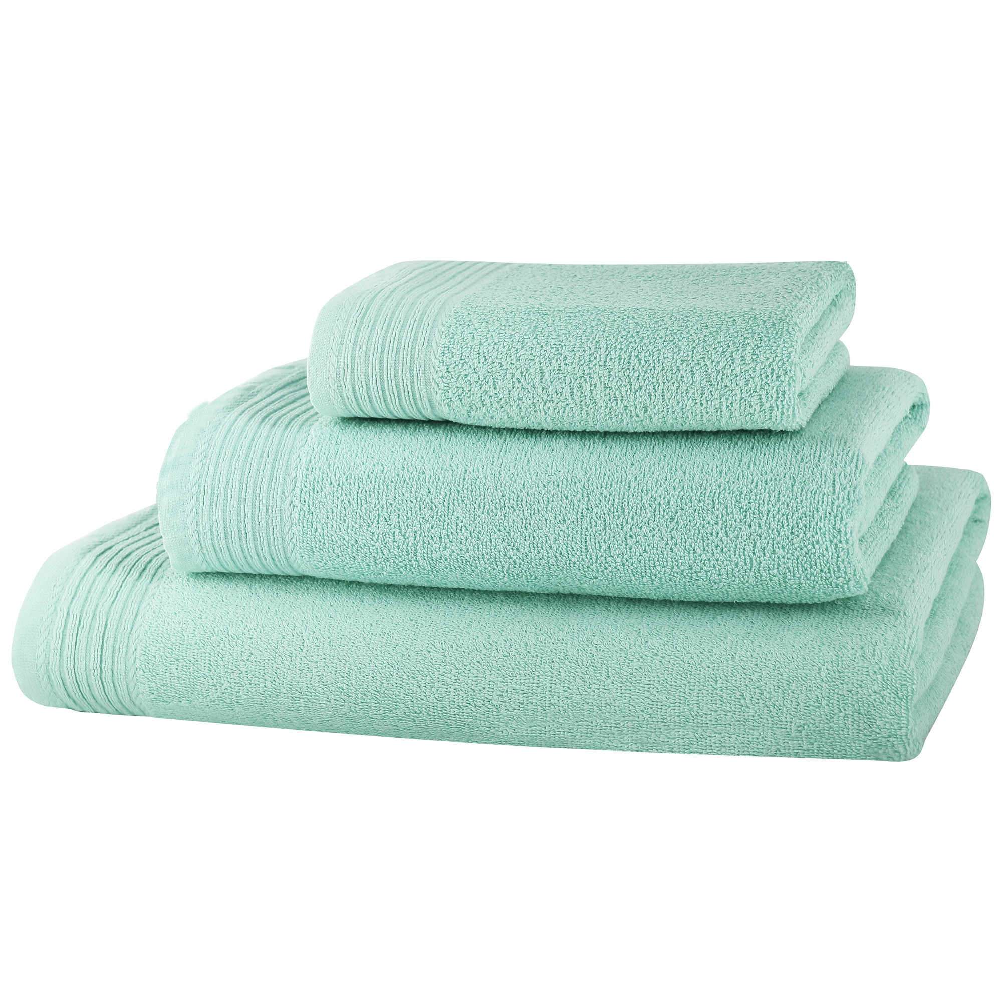 Set baie 3 prosoape Classic Collection, Menta, 100% bumbac Terry Selection