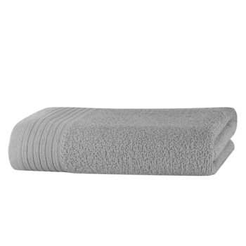 Prosop baie Classic Collection, 100x180 cm, Gri deschis, 100% bumbac Terry Selection Prosop baie Classic Collection, 100x180 cm, Gri deschis, 100% bumbac Terry Selection