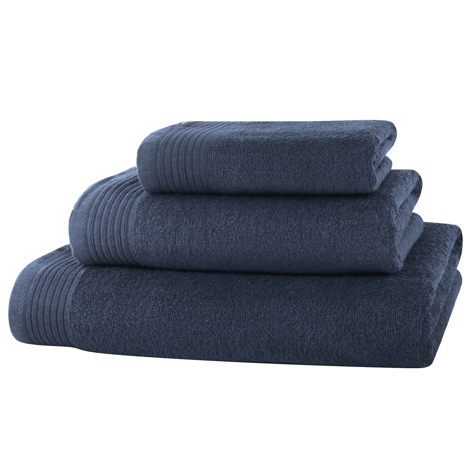 Set baie 3 prosoape Classic Collection, Antracit, 100% bumbac Terry Selection