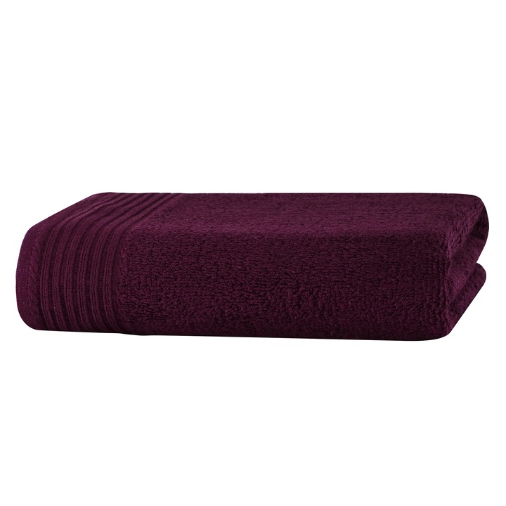 Prosop de baie Premium, The One, 100% bumbac, 180x100 cm, Purpuriu