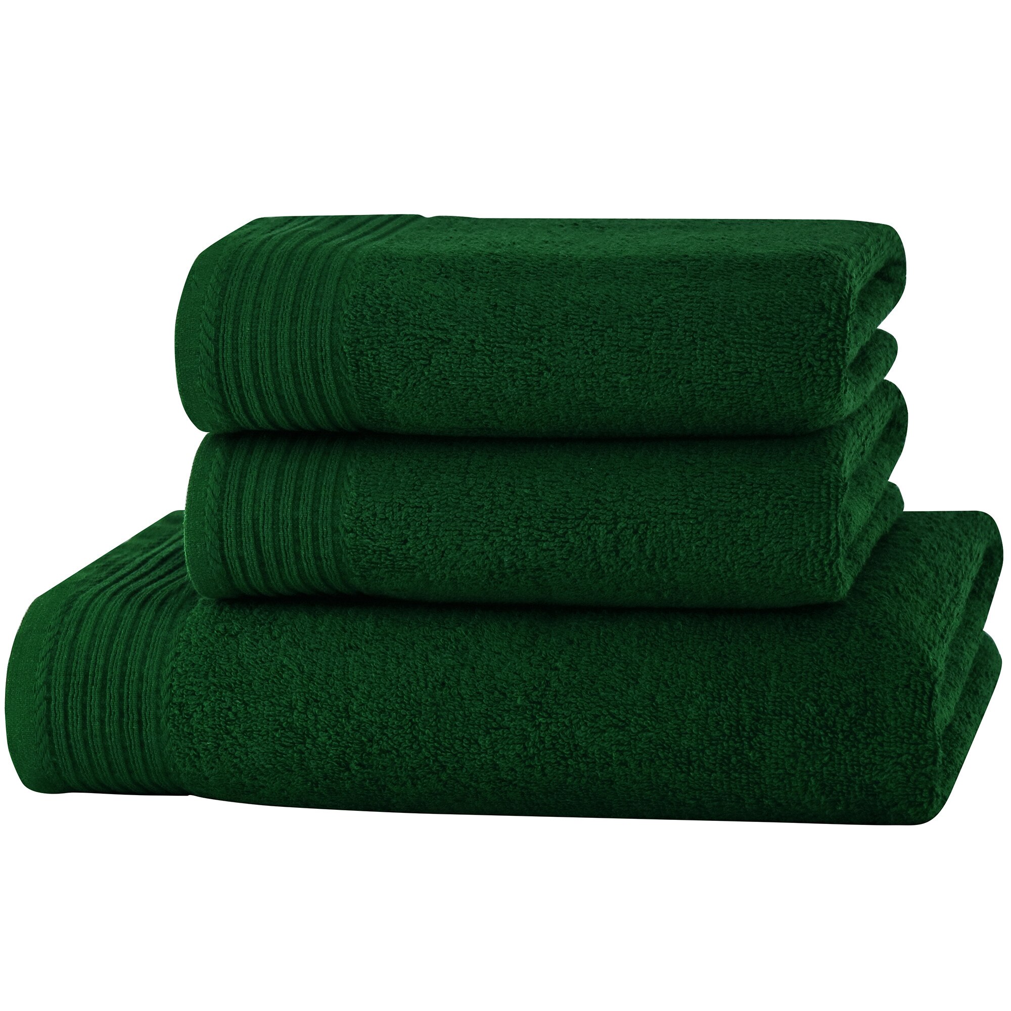 Set prosoape Classic Collection, Verde, 100% bumbac Terry Selection