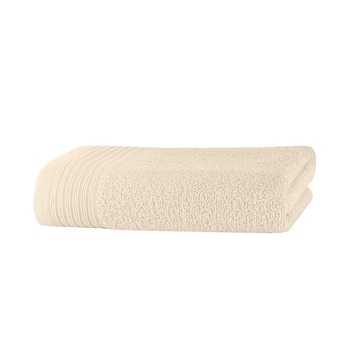 Prosop dus Classic Collection, 70x140 cm, Crem deschis, 100% bumbac Terry Selection Prosop dus Classic Collection, 70x140 cm, Crem deschis, 100% bumbac Terry Selection