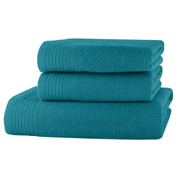 Set prosoape Classic Collection, Turcoaz, 100% bumbac Terry Selection Set prosoape Classic Collection, Turcoaz, 100% bumbac Terry Selection
