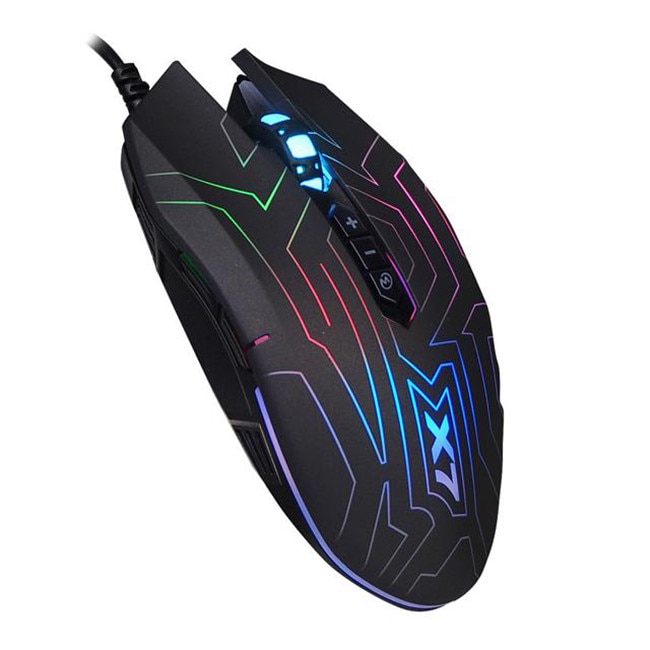 Mouse A4tech X77 pentru jocuri optice, cablu, USB, A4-MOUSE-X77
