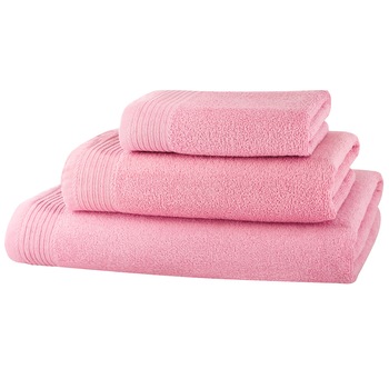Set baie 3 prosoape Classic Collection, Roz deschis, 100% bumbac Terry Selection Set baie 3 prosoape Classic Collection, Roz deschis, 100% bumbac Terry Selection