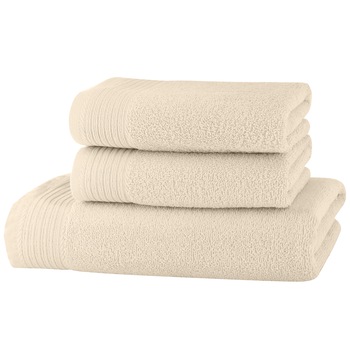Set prosoape Classic Collection, Crem deschis, 100% bumbac Terry Selection Set prosoape Classic Collection, Crem deschis, 100% bumbac Terry Selection