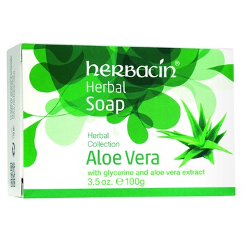 Sapun fara parabeni cu aloe vera si glicerina, 100 gr, Herbacin Sapun fara parabeni cu aloe vera si glicerina, 100 gr, Herbacin
