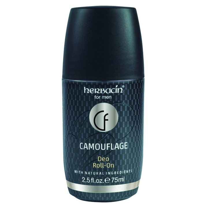 Дезодорант Roll On Camouflage, за мъже, 75 ml, Herbacin