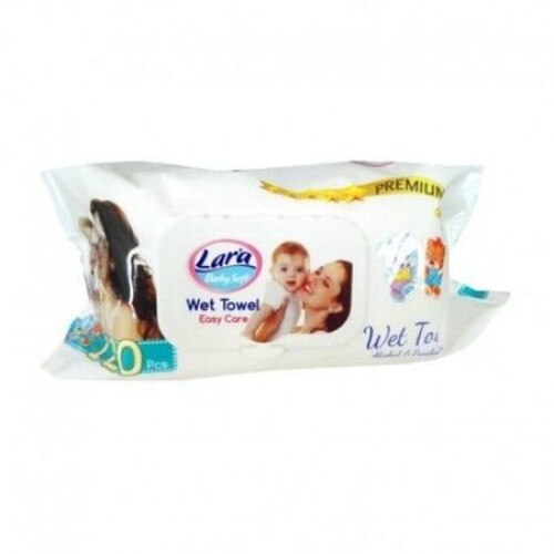 Servetele umede copii cu capac Lara Premium 120 buc