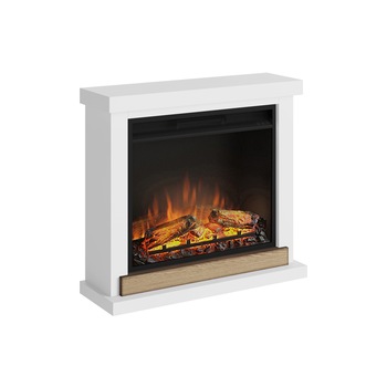 Semineu TAGU Hagen Pure White cu Focar Electric PowerFlame, 23 inch, FM469-WH1 + 23PF1A Semineu TAGU Hagen Pure White cu Focar Electric PowerFlame, 23 inch, FM469-WH1 + 23PF1A