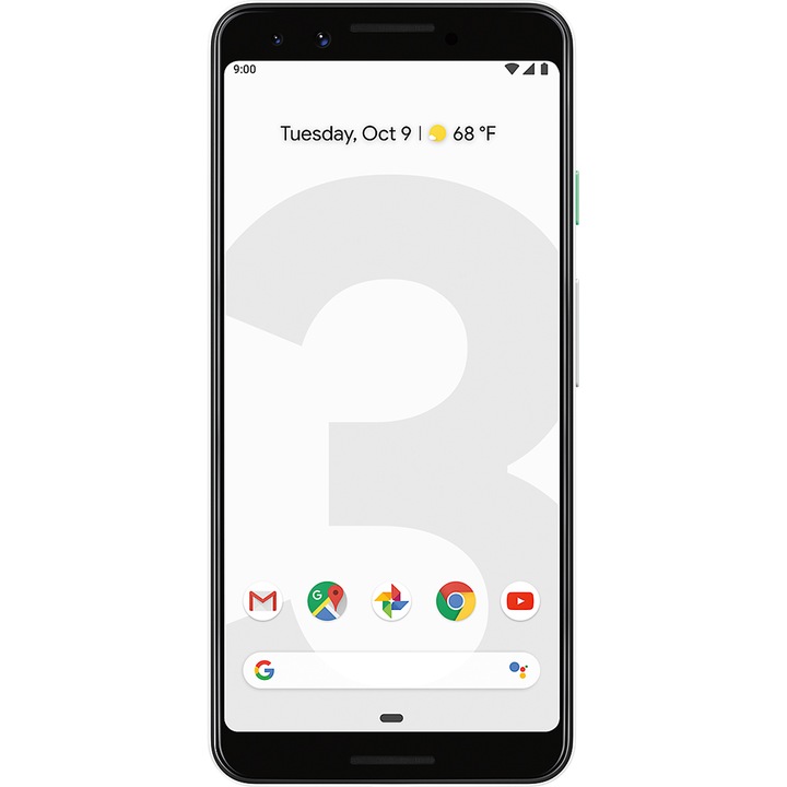 Смартфон Google Pixel 3, 64GB, 4G, Clearly White