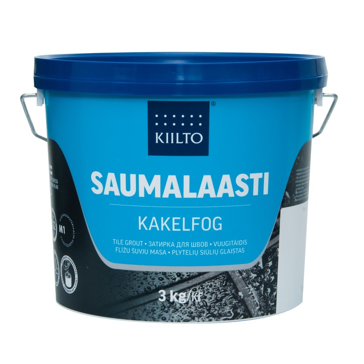 Шпакловка за фуги 1-6мм KIILTO, водоустойчива, 3 кг, бяла