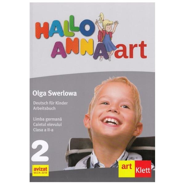 Hallo Anna. Germana - Clasa 2 - Caietul elevului - Olga Swerlowa