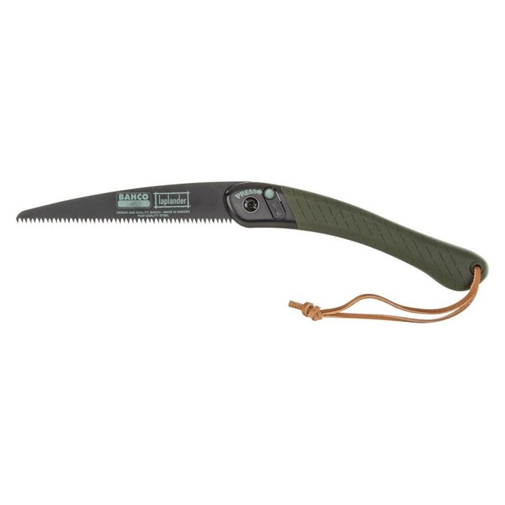 Fierastrau pliabil Bahco, pentru taierea lemnului/plasticului/osului, maner bicomponent, 405mm