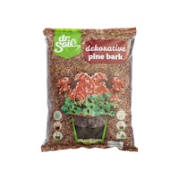 Scoarta de pin mediteranean premium Dr.Soil cu granulatia de 8 - 15 mm natur, pentru substratul orhidelor epifite, mulcirea plantelor in ghiveci sau jardiniere, aranjamente florale si decoratiuni, terarii vegetale sau pentru reptile, la sac de 5 litri