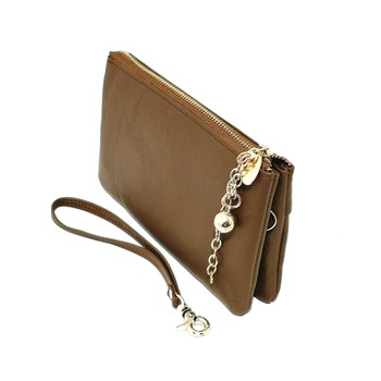 Borseta portofel dama din piele naturala, maro, Hassion, 5025 brown Borseta portofel dama din piele naturala, maro, Hassion, 5025 brown