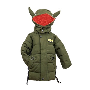 Geaca model Batman, culoare verde, varsta 4 ani Geaca model Batman, culoare verde, varsta 4 ani