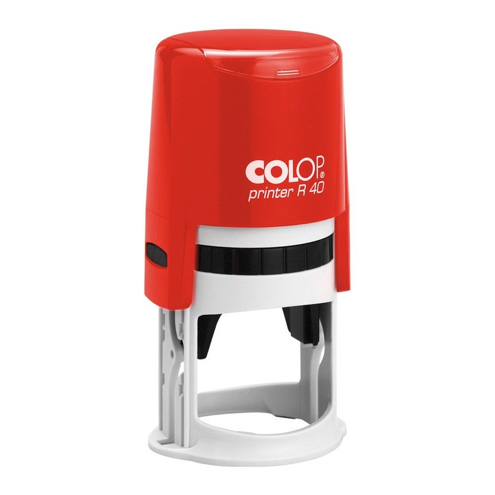 Stampila Colop R40, Rosie, tusiera albastra