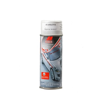 Spray vopsea auto Kober, Alb 011A Logan, 400 ml Spray vopsea auto Kober, Alb 011A Logan, 400 ml