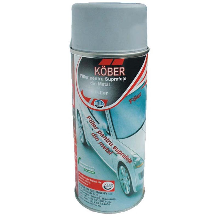 Spray - Filler pentru suprafete din metal, Kober, 400 ml