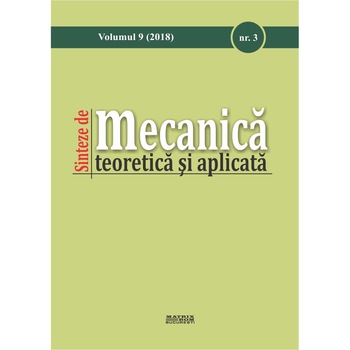Sinteze de mecanica teoretica si aplicata 4/2018 Sinteze de mecanica teoretica si aplicata 4/2018