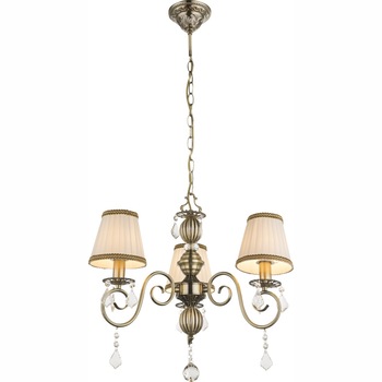 Lustra clasica 3 becuri 40W E14 Genoveva 69010-3H Globo Lustra clasica 3 becuri 40W E14 Genoveva 69010-3H Globo