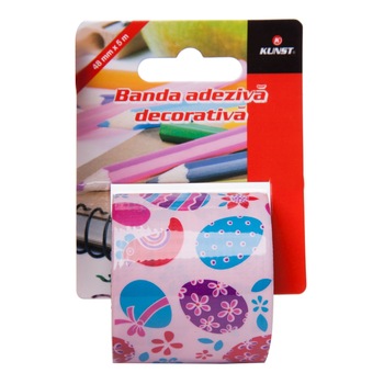 Banda adeziva decorativa Kunst sarbatori Pascale, tip Duct Tape Banda adeziva decorativa Kunst sarbatori Pascale, tip Duct Tape