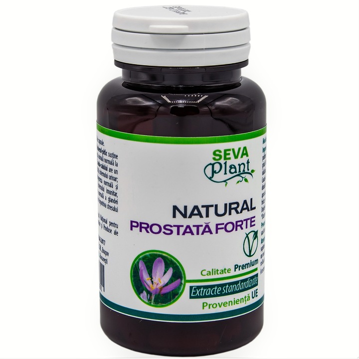 Prostata Forte, természetes gyógymód a prosztata egészségére, 60 kapszula, SevaPlant