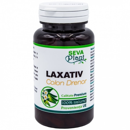 Laxativ Colon Drenor, 60 capsule vegetale, SevaPlant