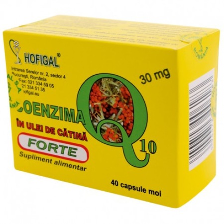 Coenzima Q10 In Ulei De Catina 30mg Capsule Hofigal Emag Ro
