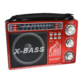 Radio Cu USB , Card Reader , FM, AM , Lanterna LED , Acumulator Integrat , Culoare Rosu Radio Cu USB , Card Reader , FM, AM , Lanterna LED , Acumulator Integrat , Culoare Rosu