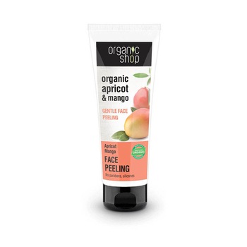 Exfoliant de fata Organic Shop Apricot Mango 75 ml Exfoliant de fata Organic Shop Apricot Mango 75 ml