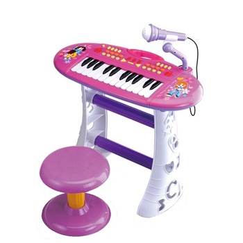 Set orga cu scaunel Little Queen Set orga cu scaunel Little Queen