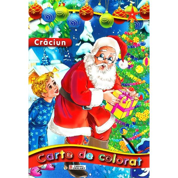 Carte de colorat - Craciun