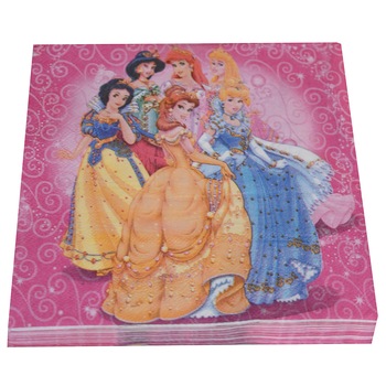 Servetele de masa pentru petrecere Printese, 20 buc/set - SER33DY003 Servetele de masa pentru petrecere Printese, 20 buc/set - SER33DY003