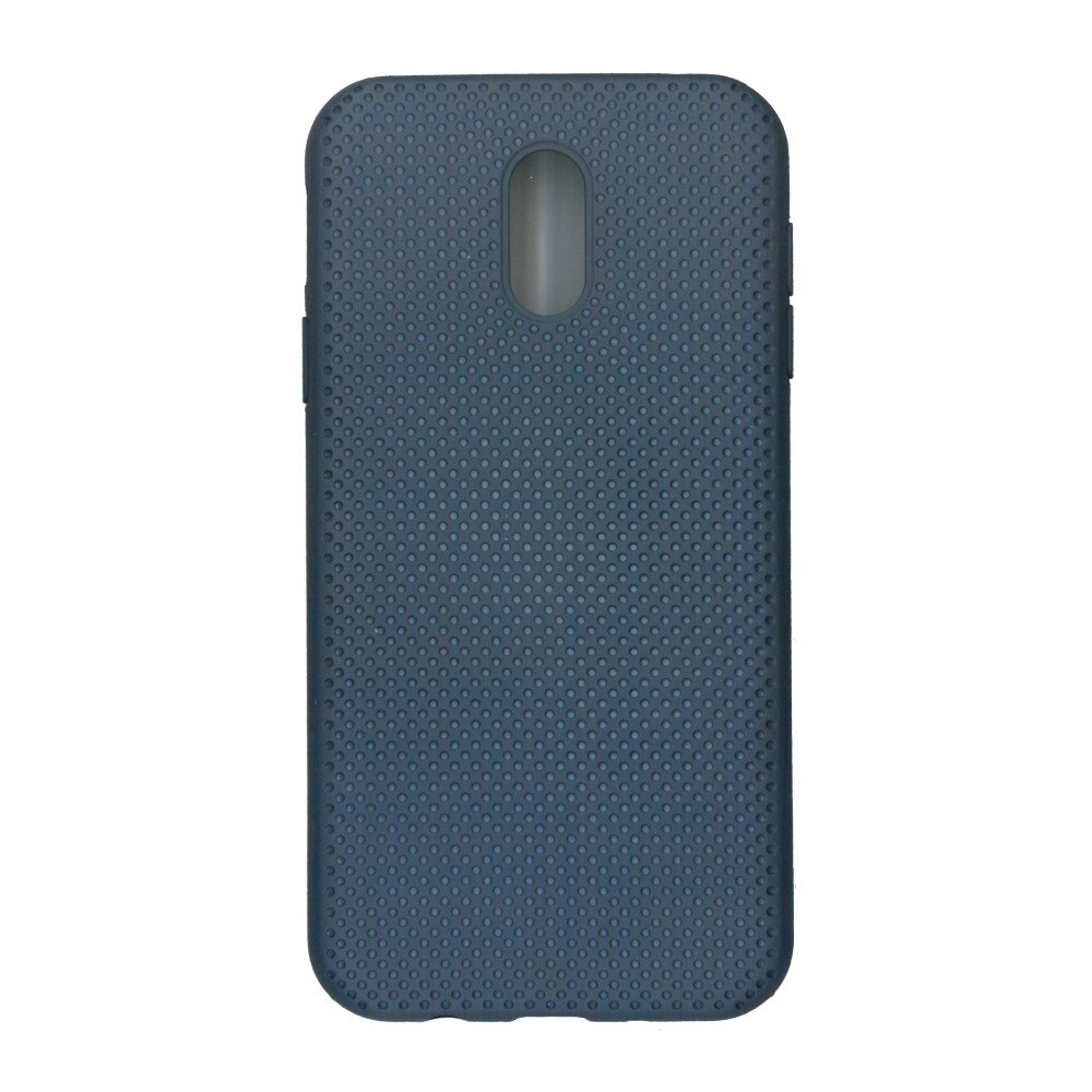Husa din silicon cu perforatii, Eurocell, pentru Samsung Galaxy J7 2017, albastru
