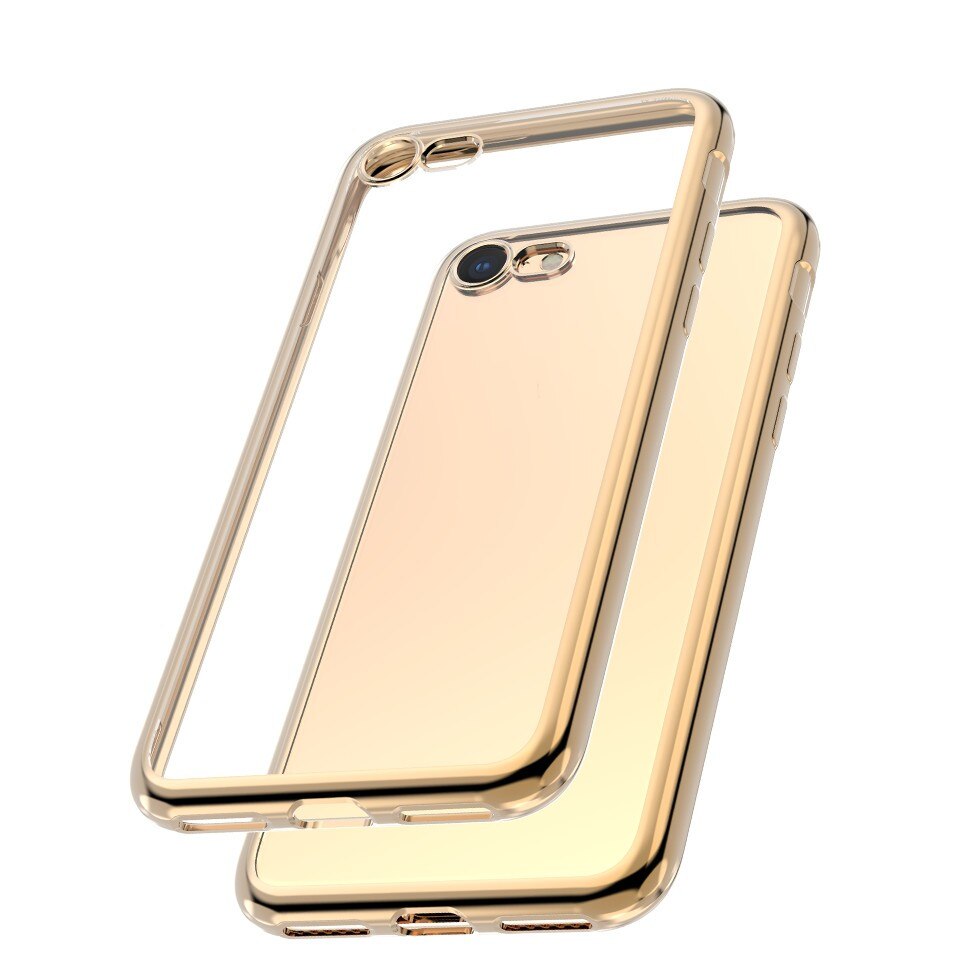 Capac Protectie Spate Cellara Colectia Electro Pentru iPhone 7/8 - Auriu