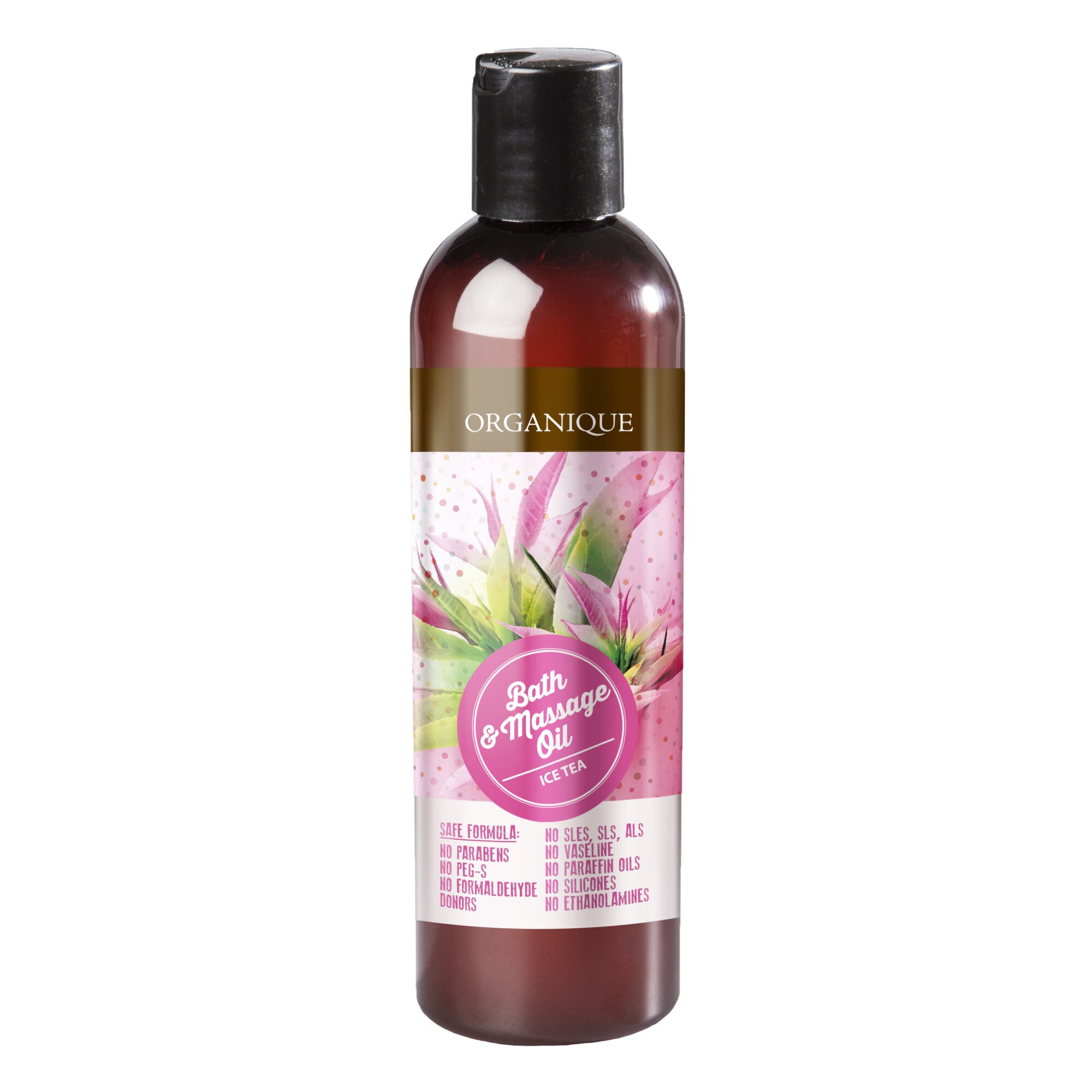Ulei pentru masaj cu Ceai verde, Organique, 500 ml