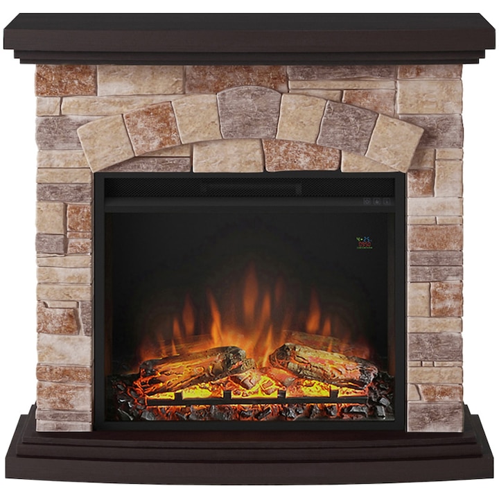 TAGU Powerflame Tori Elektromos kandalló tűztérrel, 23", Kő Krém