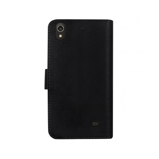 Husa Portofel huawei ascend g620s / honor 4 play - piele pu, stand si port card - 23841.01