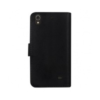 Husa Portofel huawei ascend g620s / honor 4 play - piele pu, stand si port card - 23841.01