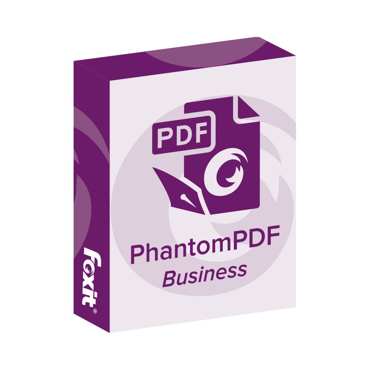 Licenta Foxit PhantomPDF 10, Versiunea Business, Engleza, 1 utilizator, Subscriptie 1 an