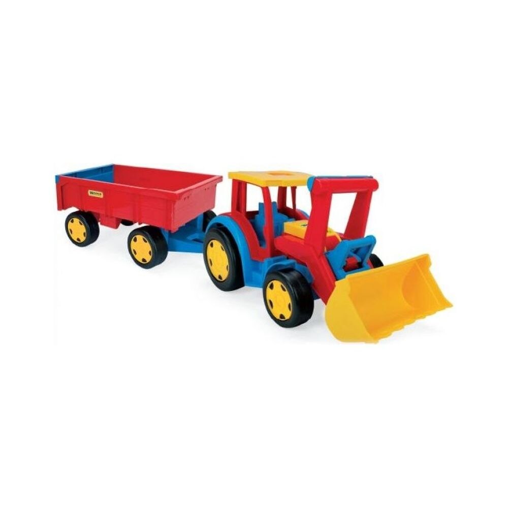 Tractor gigant cu remorca si incarcator 110cm - Wader
