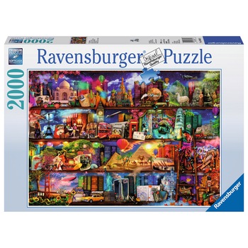 Puzzle Ravensburger - Lumea cartilor, 2000 piese Puzzle Ravensburger - Lumea cartilor, 2000 piese