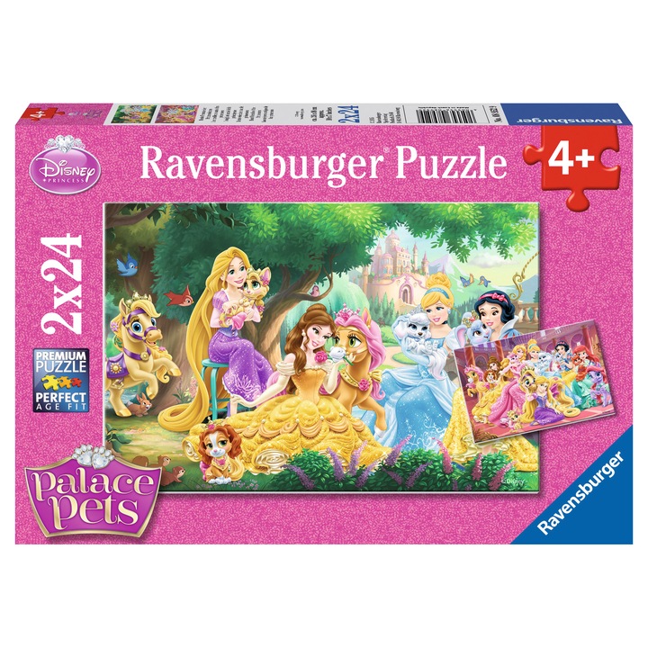 Ravensburger Palace pets 2 Puzzle, 2 x 24 darab