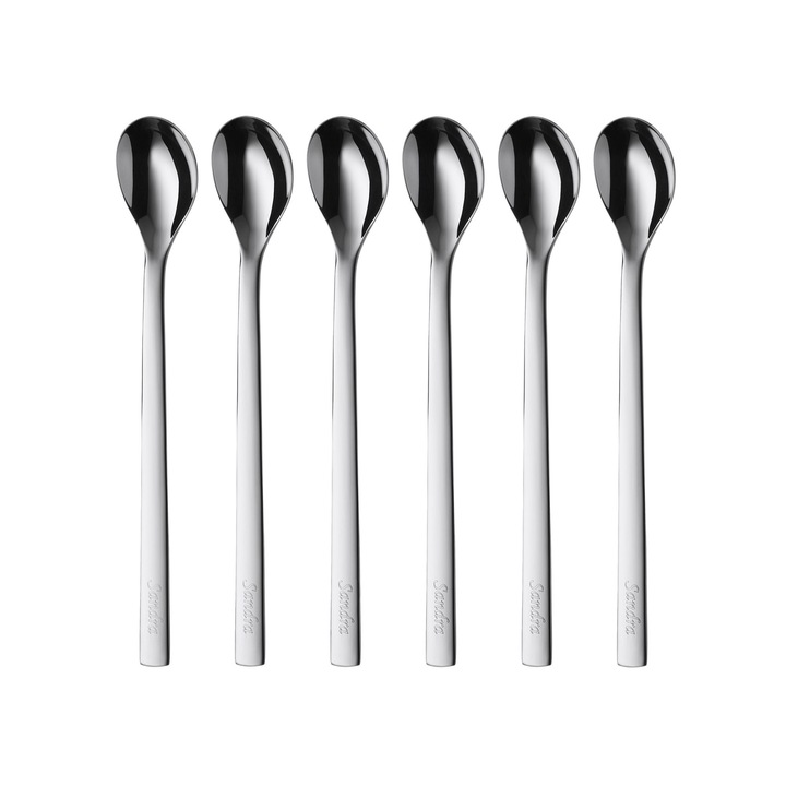 Set 6 lingurite macchiato, inox, 19 cm, "Nuova" - WMF